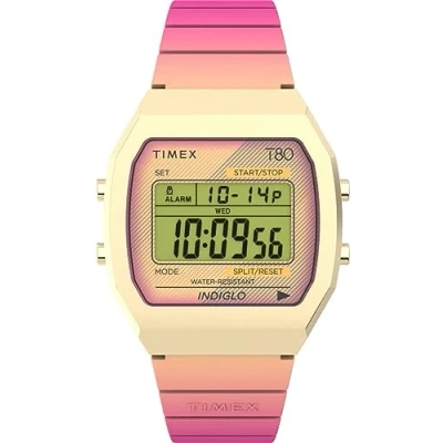 Image of Timex Unisex&#039;s Digital Quartz Watch with Silicone Strap TW2V74400