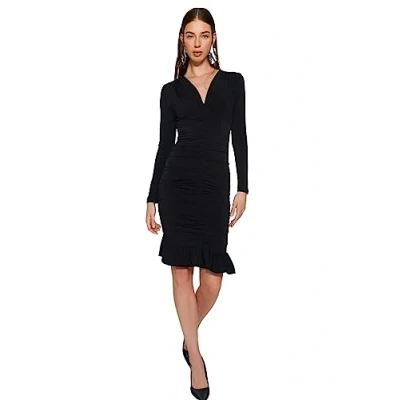 Image of Trendyol FeMan Bodycon Slim fit Knit Dress,Black,M