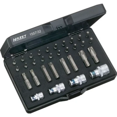 Image of HAZET 1557/32 Torx Profile Tool Set Multi Colour