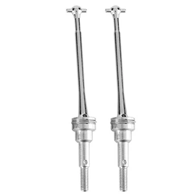 Image of RC Car Drive Shaft, 2pcs Front Universal Shaft Metal Transmission for WLtoys 1/12 12423 Remote Control Accessory(Silver0090S)