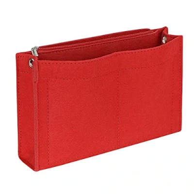 Image of Joqixon Felt Purse Organizer Insert, Handbag Organiser Insert Liner Bag in Tidy Organiser, Small