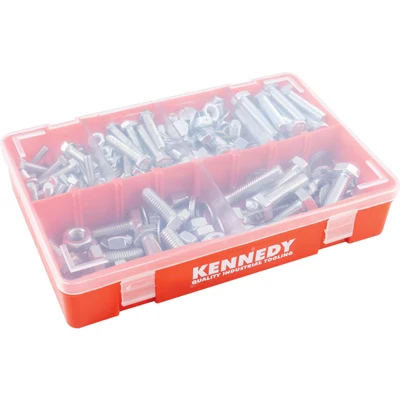 Image of Kennedy Metric Set Screws, Nuts, Washers BZP Kit