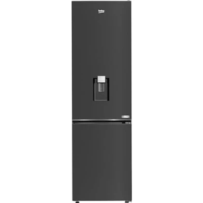 Image of BEKO CNG5603DVPZ 70/30 Fridge Freezer Black Steel,