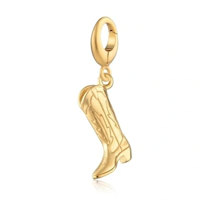 Image of Lily Charmed 18ct Gold Plated Cowboy Boot Charm