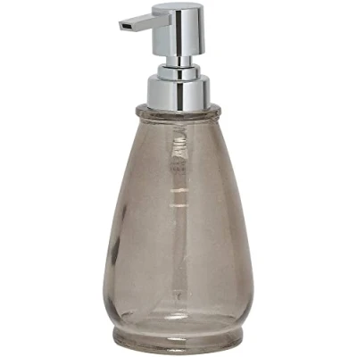 Image of Sealskin Vetro Soap Dispenser, Grey, 8 x 18.5 cm