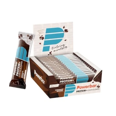 Image of Powerbar Protein Plus Low Sugar Chocolate Brownie 16x35g High Riegel