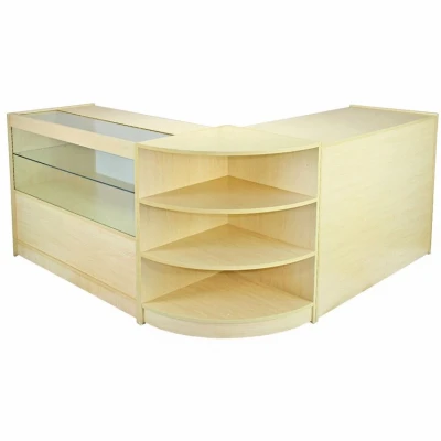 Image of MonsterShop Nova Maple Shop Counter &amp; Retail Display Set