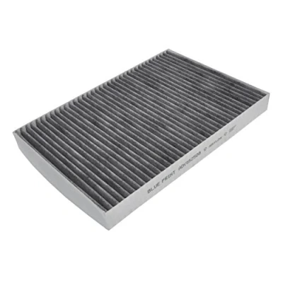 Image of 4B0819439B, 4B0819439C, 8E0819439C Pollen Filter BLUE PRINT ADV182508 Activated Carbon 300mm 205mm 30mm AUDI: A4 B6 Avant, A6 C6 Avant