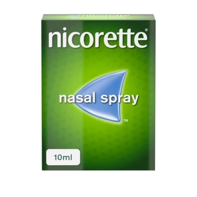 Image of Nicorette Nasal Spray (1x 10ml), Fast Acting Nicotine to Help Quit Smoking, Smoking Cessation Aid for Relief from Cravings and Withdrawal Symptoms