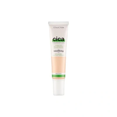 Image of Collection Cosmetics Hydrating Medium Coverage Cica Foundation Infused with Anti Redness, Vegan Foundation, 30ml, Extra Fair