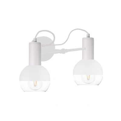 Image of Arne Wall Lamp White, 25cm, 2x E27