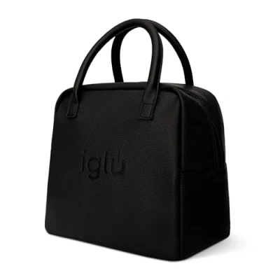 Image of iglu Insulated Lunch Bag Tote Faux Leather Box for Adults and Kids 6L Cool (Aspen, Night Sky)