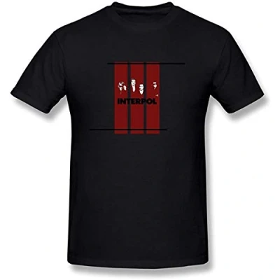 Image of xushi Mokro Men&#039;s Interpol Band T Shirt Black L