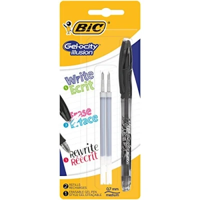 Image of Bic 944018 Gel ocity Illusion Pressure Roller Black