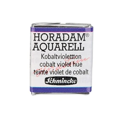 Image of Schmincke HORADAM® AQUARELL finest artists&#039; watercolour paints, 473 Cobalt Violet, 14 044, 1/2 pan