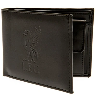 Image of Liverpool FC Debossed Wallet (One Size) (Black)