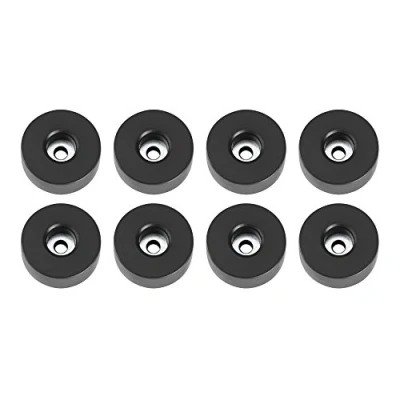 Image of Adam Hall Hardware 4907 M8 AH Bag of 8 Rubber Foot 38 x 15 mm