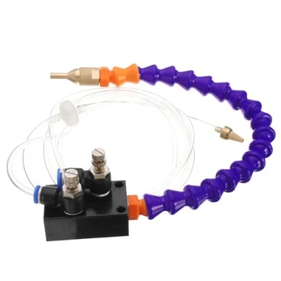 Image of OriGlam Mist Coolant Lubrication Spray System for Metal Cutting Engraving Cooling Sprayer Machine Air Pipe CNC Lathe Milling Drill