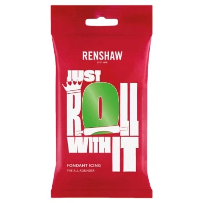 Image of Renshaw Just Roll With It Fondant Icing Lincoln Green, 1 kg (Pack of 1)