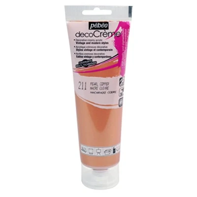 Image of Pebeo 120ml DecoCreme, Acrylic, Cuivre, 14 x 4.5 6.5 cm