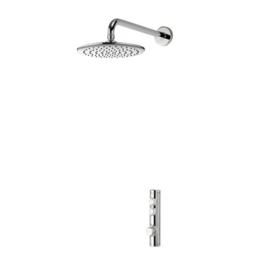 Image of Aqualisa Isystem Digital Concealed Wall Fix Shower Head Gravity Pump ISD.A2.BFW.14