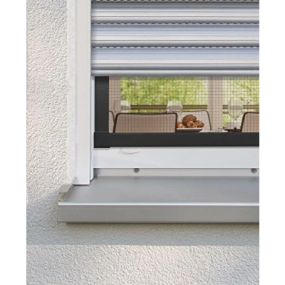 Image of Schellenberg 70103 Eckverbinder Premium Corner Connector Set Screen Windows and Insect Protection Doors Anthracite, Charcoal