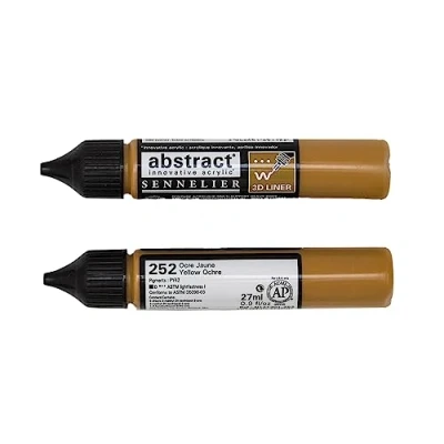 Image of Sennelier Abstract Acrylic 3D Liner 27ml (Yellow Ochre)