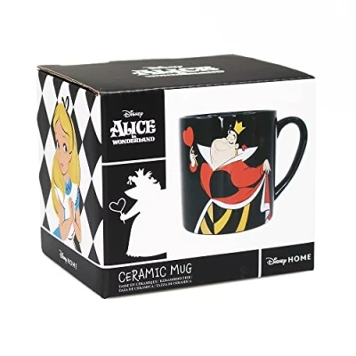 Image of Half Moon Bay Disney Alice in Wonderland Mug Queen Boxed 325ml Office Gifts