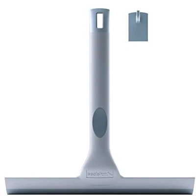 Image of Sealskin Window Squeegee, Including Adhesive Hook, Polypropylene, Grey, 20 x cm
