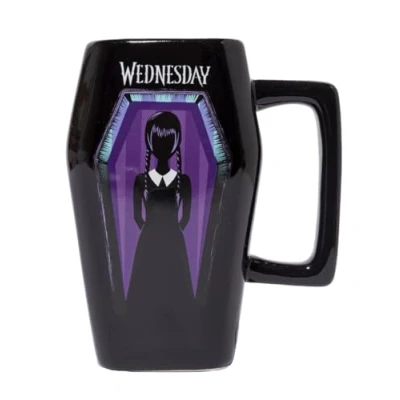 Image of Wednesday Coffin Shaped Mug
