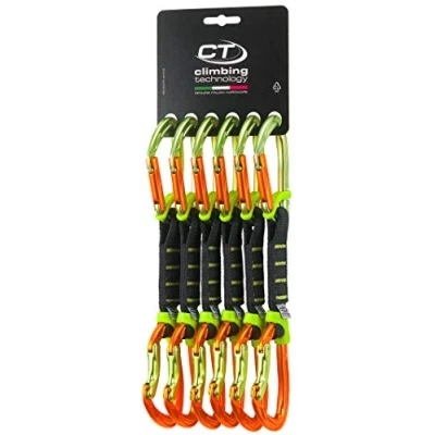 Image of Climbing Technology Nimble Fixbar Set PRO Unisex Adult, Green/Orange, 12 cm
