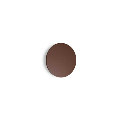Image of Punto Integrated LED Outdoor Flush Wall Lamp Coffee Brown 1050Lm 3000K IP54