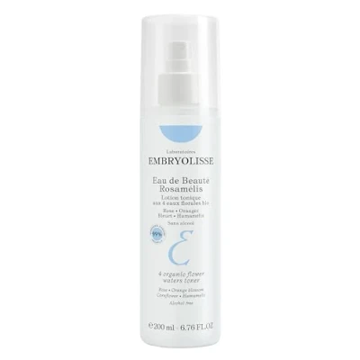 Image of Embryolisse Eau De Beauté Rosamélis, Gentle Tonic Lotion Soften and Re Texturise Skin, Healthy, Youthful Glow, Rich with Rose, orange blossom, cornflower hamamelis 200ml (Packaging May Vary)