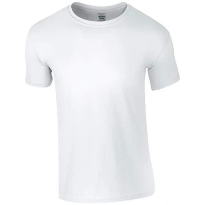 Image of Gildan Mens Short Sleeve Soft Style T Shirt (4XL) (White)