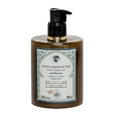 Image of Maison du Savon de Marseille French Aleppo Liquid Soap Hand Wash made with Organic Olive Oil and Laurel 500 ml