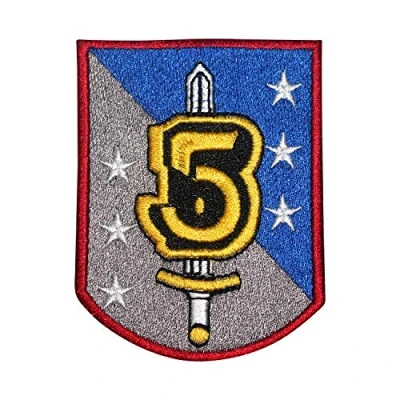 Image of Babylon 5 Colorful Logo Embroidered Iron on Patch Sew Badge for Clothes etc