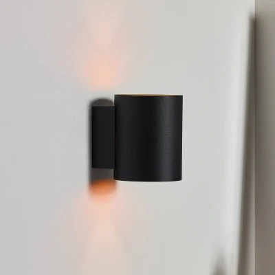 Image of Lucide XERA Wall Light Ø 8 cm G9 Black