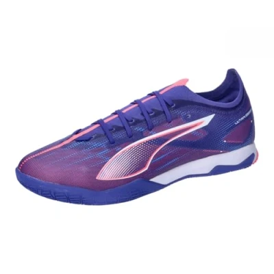 Image of PUMA Unisex Ultra 5 Match IT Soccer Shoe, Lapis Lazuli White Sunset Glow, 3.5 UK