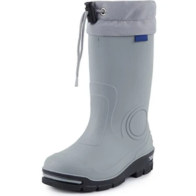 Image of Ladeheid Childrens Wellingtons LARB014 (Grey, 25/26 EU)