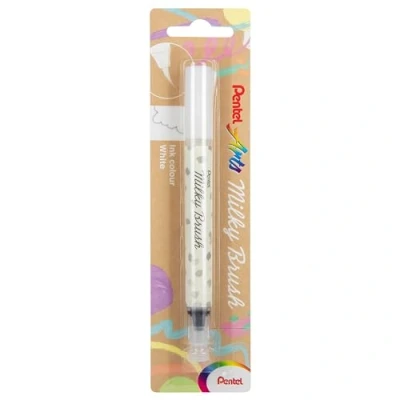 Image of Pentel Brush Pen, Nylon, White