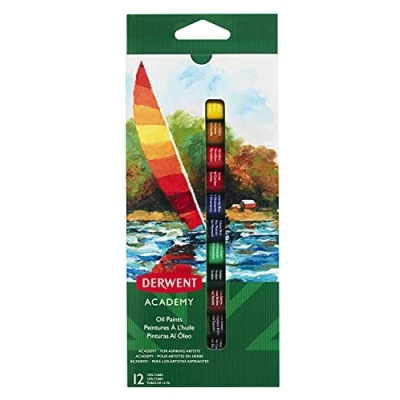 Image of Derwent Academy Oil Paints, 12 ml, Set of 12, 2302406