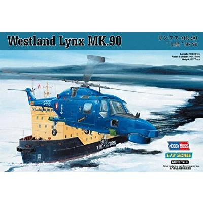 Image of Hobbyboss 1:72 Scale Westland Lynx Mk 90&quot; Assembly Authentic Kit