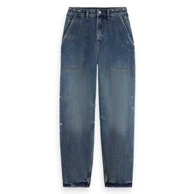 Image of Scotch &amp; Soda Women&#039;s The Tide Workwear Jeans with Longer Inseam Day to Night, 28W x 32L