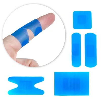 Image of 100x Premium Blue Catering Kitchen Plasters Food Safety Hand/Finger Visibility Dressings