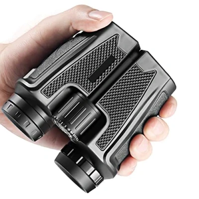 Image of OYU 12X25 High Powered Binoculars for Adults and Kids, Compact mini Folding Lightweight with FMC Coated Lens Clear Vision Bird Watching, Hunting, Concert Sports Games (12X25)