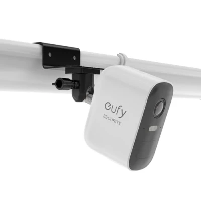Image of HOLACA Weatherproof Gutter Mount for ARLO Pro 4 3 2, HD, Ultra 2,Solar Panel Reolink ,Greater Height Your Security Camera System (Black)