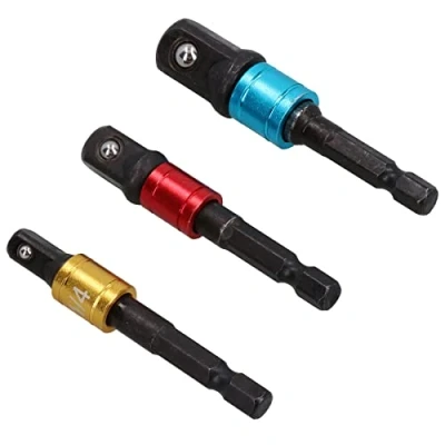 Image of Impact Power Extension Bar Allen Hex Socket Driver Adapters 1/4&quot; 3/8&quot; + 1/2&quot;