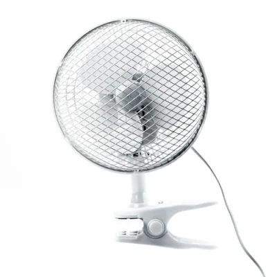 Image of Status 6&quot; White Clip On Fan 2 Speed Settings