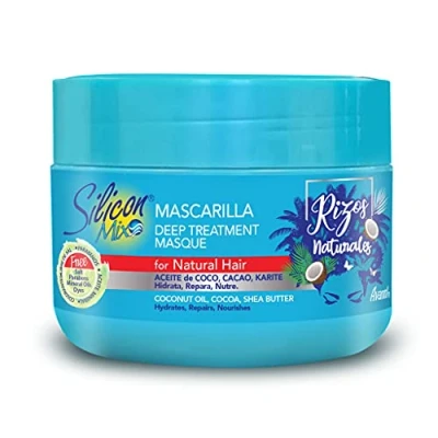 Image of Silicon Mix Rizos Naturales Hair Mask 225 g Intensive Moisturising for Curly, Frizzy and Wavy