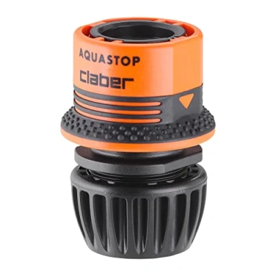 Image of &#039;Claber d85450000 Aquastop Connector 1/2 5/8 GardenLife Blister
